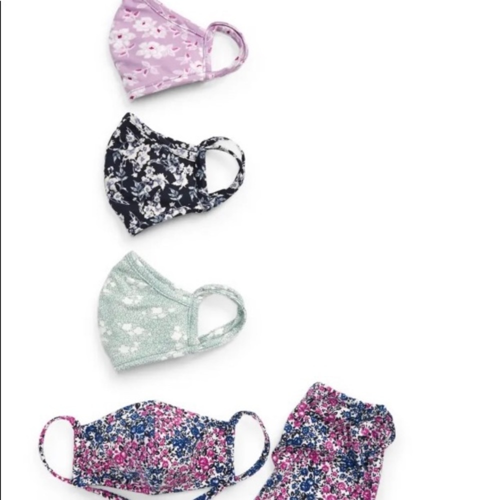 Nordstrom Assorted 4-Pack Adult Face Masks Cotton